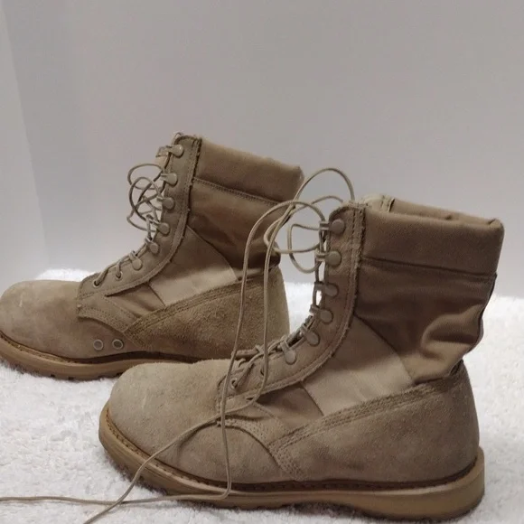 Men's Rocky Tan Military Hot Weather Army Combat Boots Size 11.5W - Picture 14 of 15